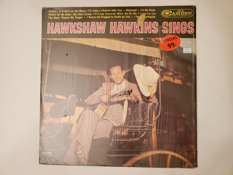 Hawkshaw Hawkins Hawkshaw Hawkins Sings vinyl record